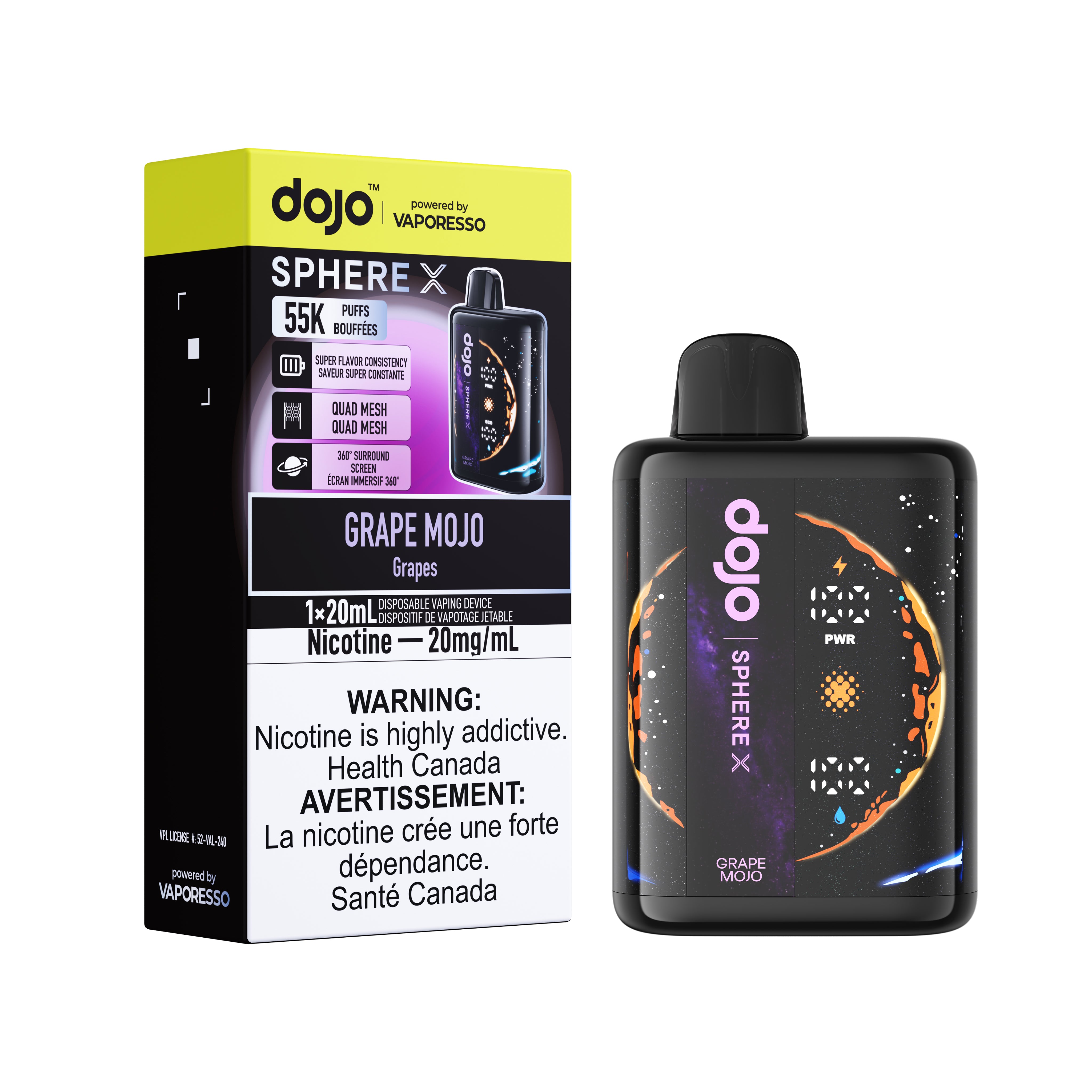 Grape Mojo DOJO SPHERE X